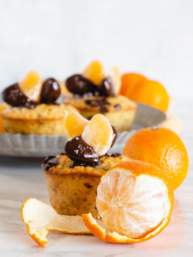 mandarijn chocolade muffins